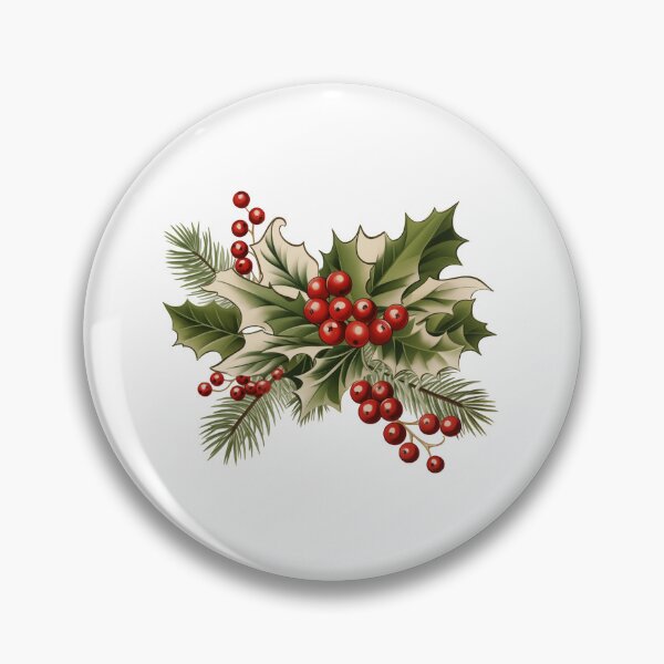 Item preview, Festive Holly Berry Cluster designed and sold by New-School-Wave.