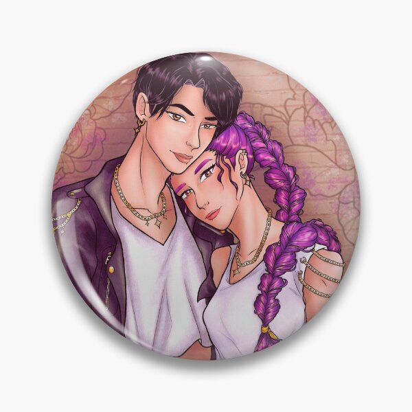 Item preview, demon idol power couple designed and sold by Rumcherry Art.
