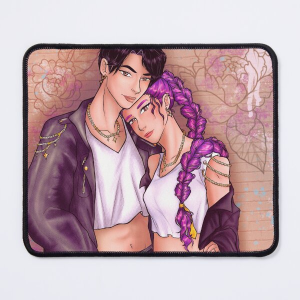 Item preview, demon idol power couple designed and sold by Rumcherry Art.