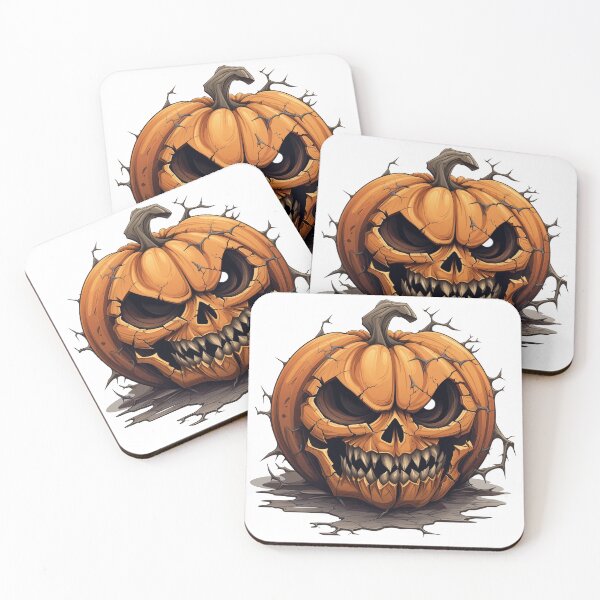 Item preview, Cracked Terror Pumpkin Face designed and sold by New-School-Wave.