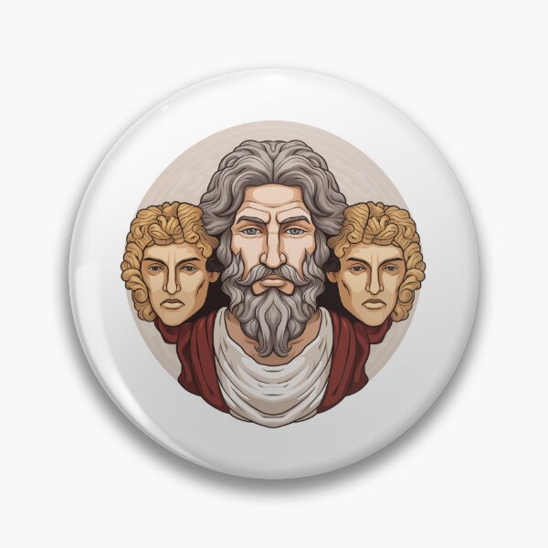 Item preview, Mythical Tricephalic Deity designed and sold by New-School-Wave.