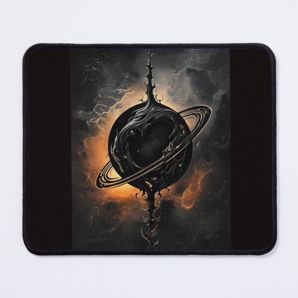 Item preview, Abstract Cosmic Ringed Planet Illustration designed and sold by Rue Market.