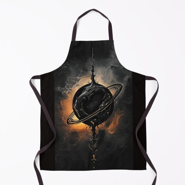 Item preview, Abstract Cosmic Ringed Planet Illustration designed and sold by Rue Design Company.