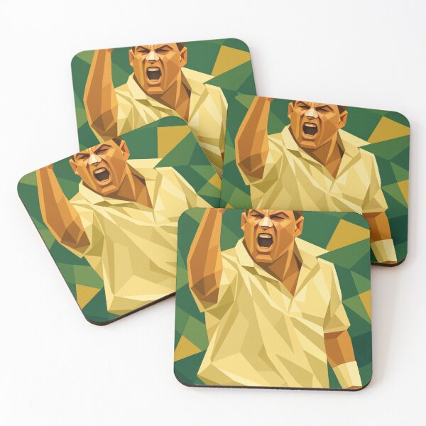 Item preview, Shane Warne Australian Cricket Legend Vector Art designed and sold by kakarikihill.