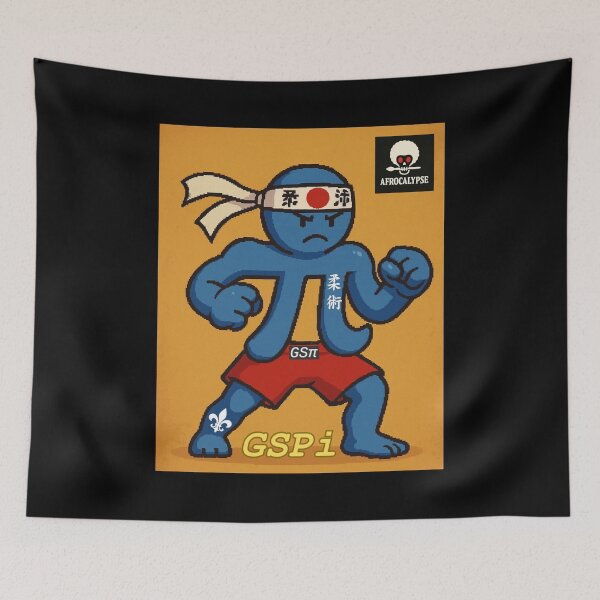 Item preview, GSPi - The Pi-Fighting Spirit! designed and sold by AfrocalypseCo.