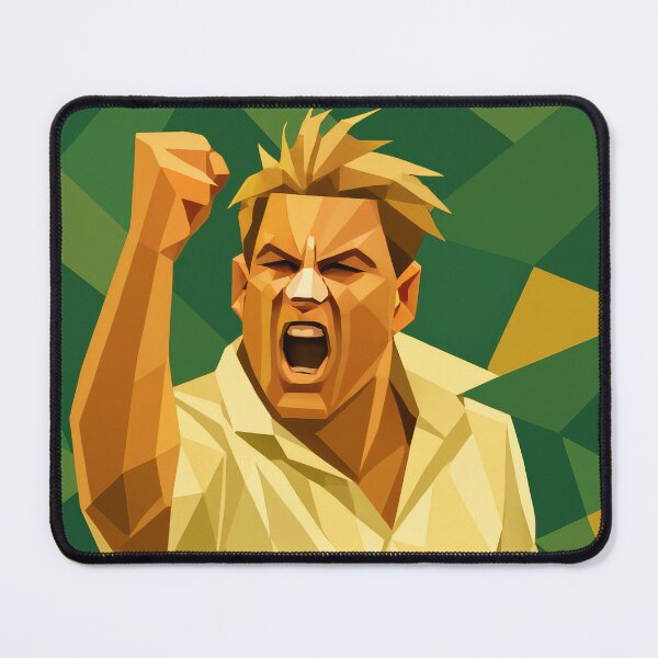 Item preview, Shane Warne Australian Cricket Legend Vector Art designed and sold by kakarikihill.