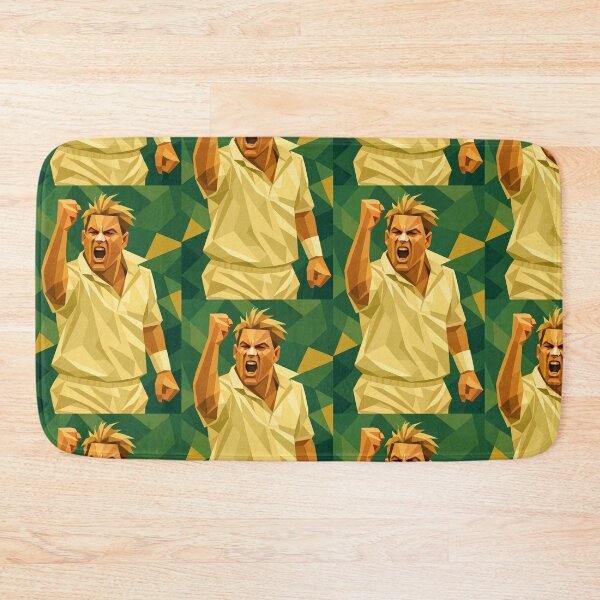 Item preview, Shane Warne Australian Cricket Legend Vector Art designed and sold by kakarikihill.