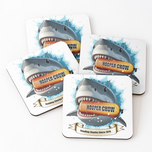 Item preview, A great white shark biting a scuba diver's tank designed and sold by Maelstrom-Art.