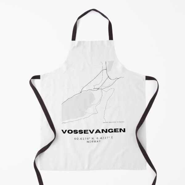 Item preview, Vossevangen Norway Modern Map Print designed and sold by RM-Journey.