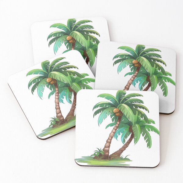 Item preview, Twin Palm Tropical Silhouette designed and sold by New-School-Wave.