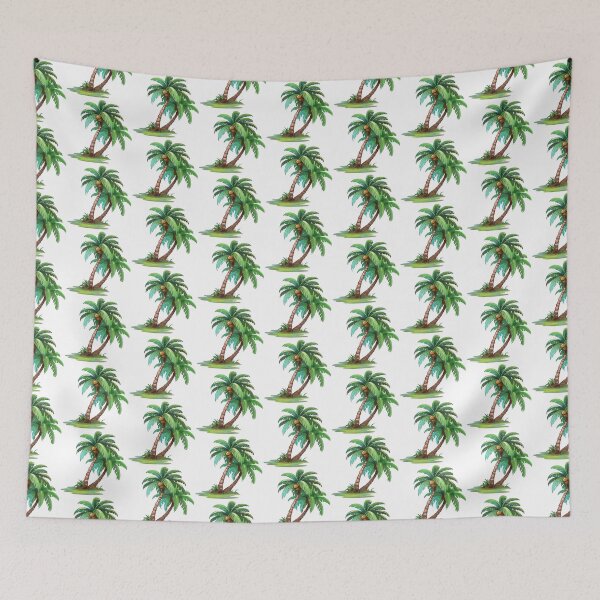 Item preview, Twin Palm Tropical Silhouette designed and sold by New-School-Wave.