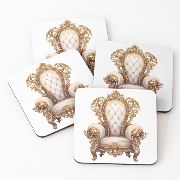 Item preview, Regal Gold Throne Illustration designed and sold by New-School-Wave.