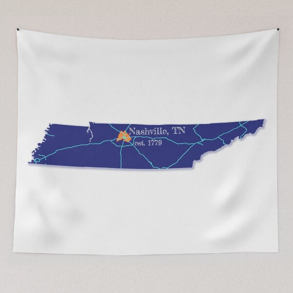 Item preview, Nashville, TN [Blue] designed and sold by PhilbonianDezin.