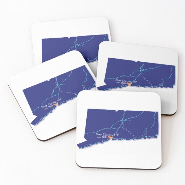 Item preview, New Haven, CT [Blue] designed and sold by PhilbonianDezin.
