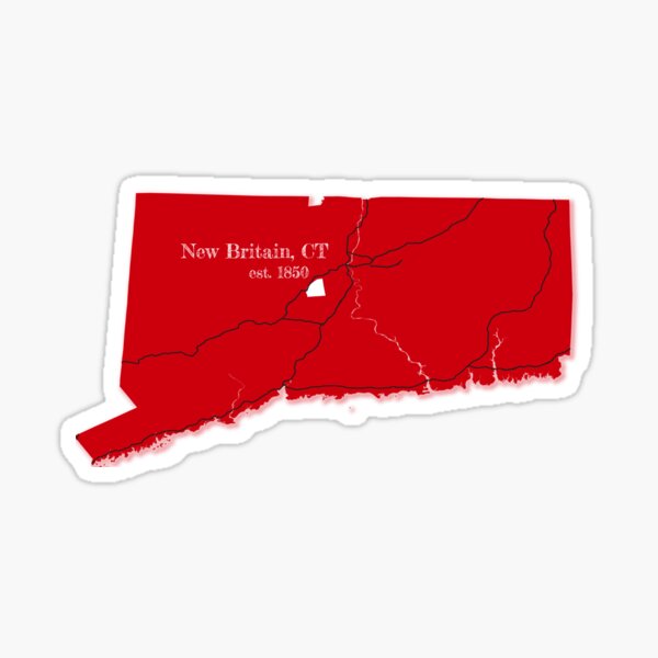 Item preview, New Britain, CT [Red] designed and sold by PhilbonianDezin.