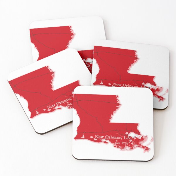 Item preview, New Orleans, LA [Red] designed and sold by PhilbonianDezin.