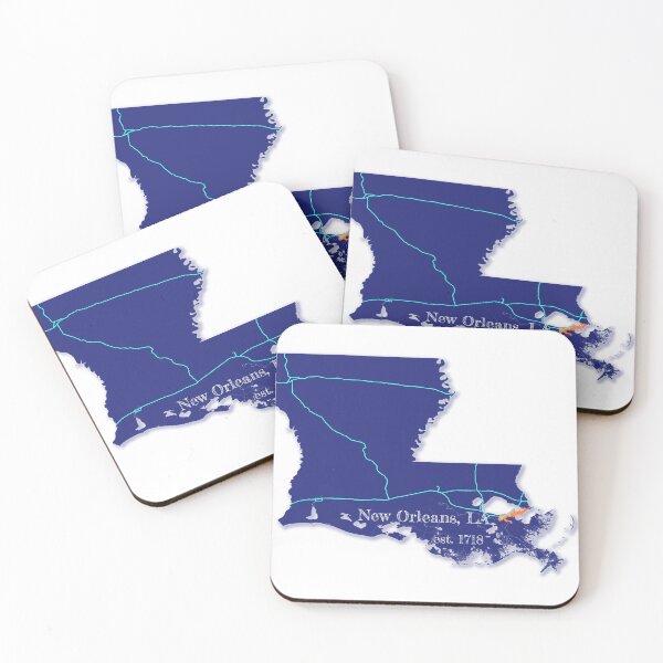 Item preview, New Orleans, LA [Blue] designed and sold by PhilbonianDezin.