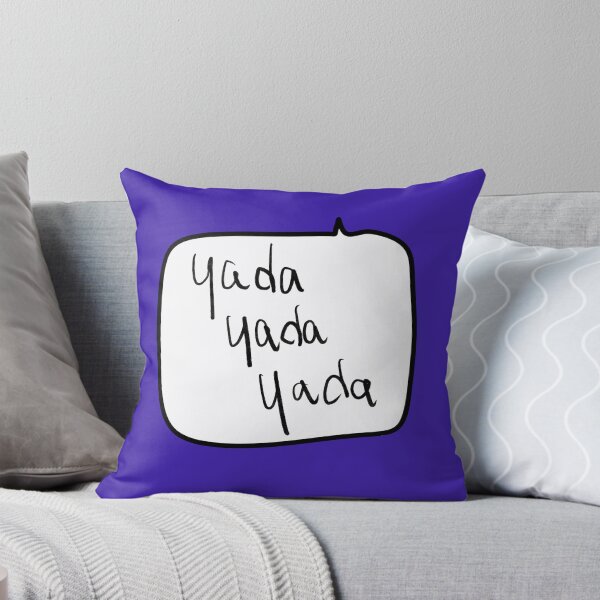 Item preview, “Yada Yada Yada” – Funny Handwritten Pop Culture Speech Bubble Quote designed and sold by from here 2 mars.