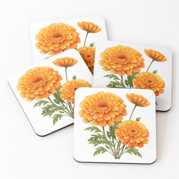 Item preview, Tiered Orange Floral Art designed and sold by New-School-Wave.