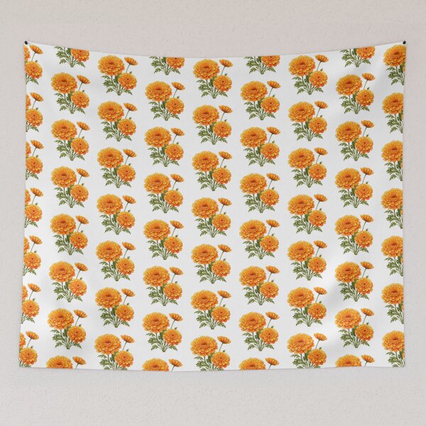 Item preview, Tiered Orange Floral Art designed and sold by New-School-Wave.