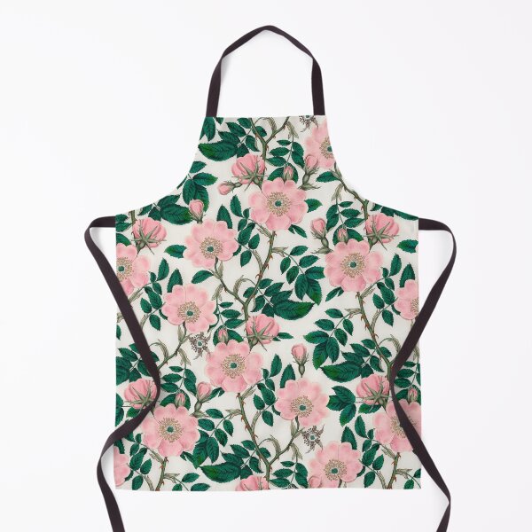 Item preview, Pink Wild Rose Flowers & Green Leaves designed and sold by CatyArte.