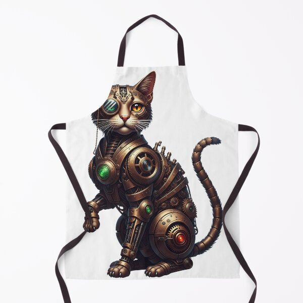 Item preview, Steampunk Cat Gears Cogs designed and sold by zoughlal.