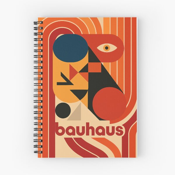 Item preview, Bauhaus Geometric Orange Confluence  designed and sold by StuckOn-Detroit.