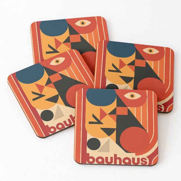 Item preview, Bauhaus Geometric Orange Confluence  designed and sold by StuckOn-Detroit.
