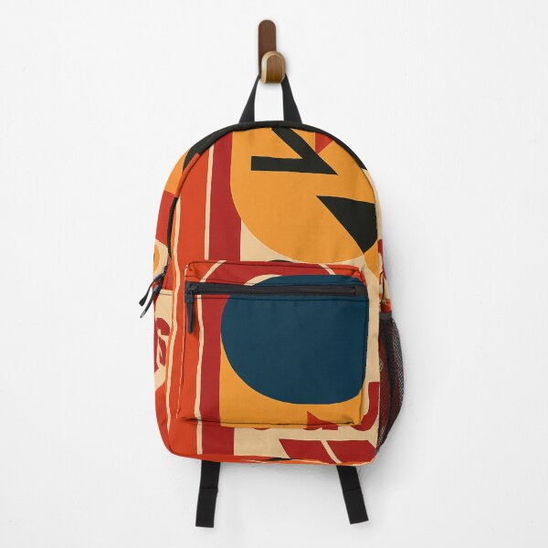 Item preview, Bauhaus Geometric Orange Confluence  designed and sold by StuckOn-Detroit.