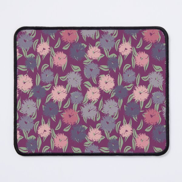 Item preview, Pom Pom Dahlia Floral Pattern – Bold Garden Blooms on Pale Pink designed and sold by goodforsoulart.