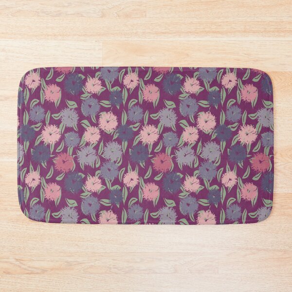 Item preview, Pom Pom Dahlia Floral Pattern – Bold Garden Blooms on Pale Pink designed and sold by goodforsoulart.