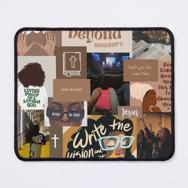 Item preview, Christiain Collage-Brown designed and sold by creativejoyy.