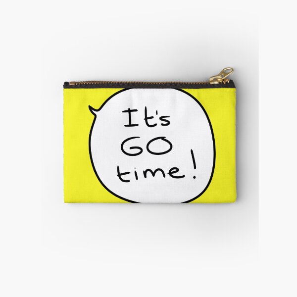 Item preview, “It’s GO Time!” – Funny Motivational Speech Bubble Quote in Handwritten Style designed and sold by from here 2 mars.