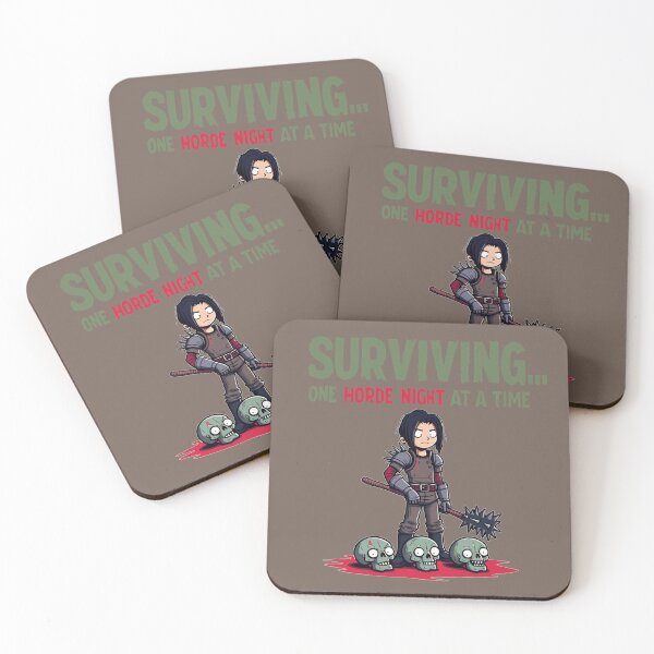 Item preview, Surviving.. One Horde Night at a Time - Zombie Slayer Gamer designed and sold by GRidiculousS.