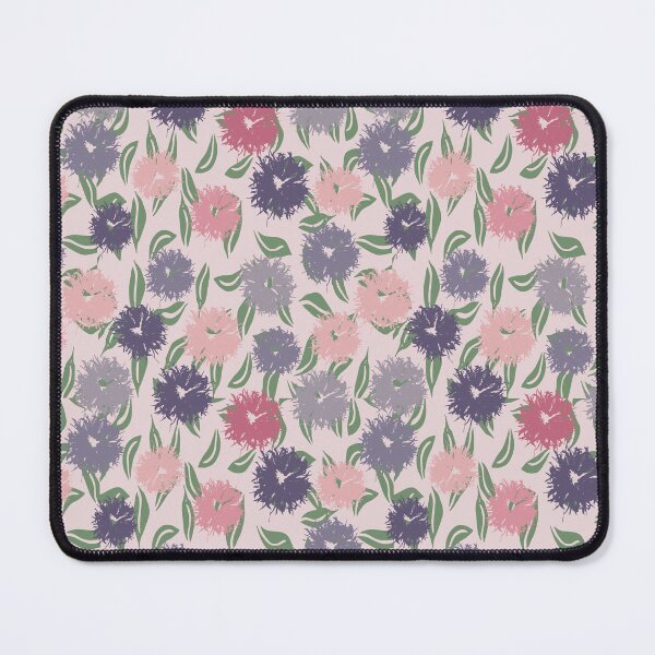 Item preview, Pom Pom Dahlia Floral Pattern – Bold Garden Blooms on Pale Pink designed and sold by goodforsoulart.