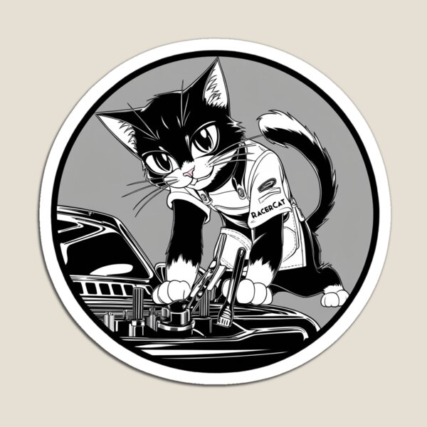 Item preview, Turning Wrenches Cat Mechanic designed and sold by RacerCatBrand.