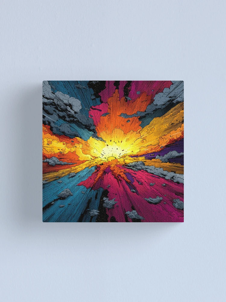 Thumbnail 1 of 3, Canvas Print, Star Rust designed and sold by DRENCHEDnAI.