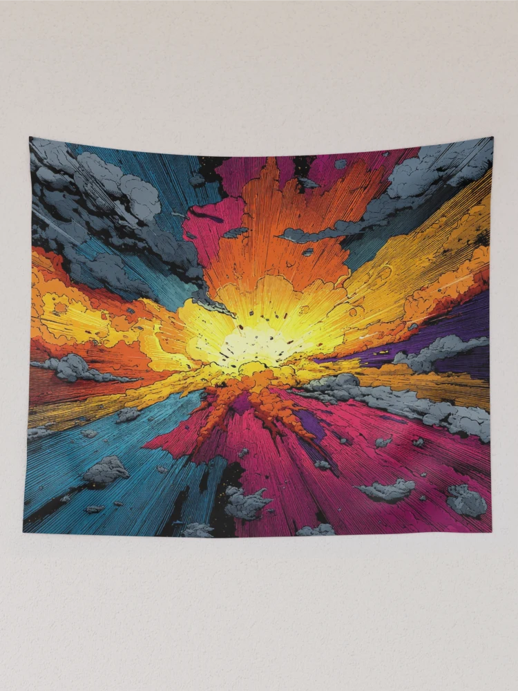 Thumbnail 2 of 3, Tapestry, Star Rust designed and sold by DRENCHEDnAI.