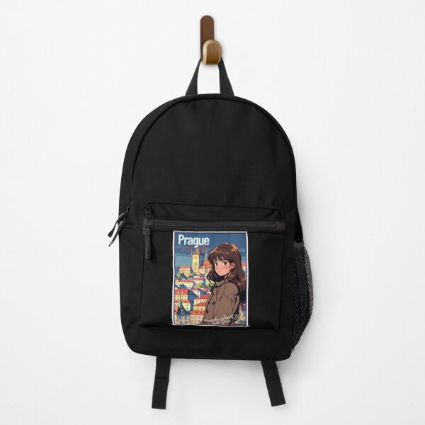 Artikelvorschau, Romantischer Abschied in Prag Tschechien Europa – Retro Anime Reise Mädchen Liebeszitat entworfen und verkauft von Kawaii-Sky.