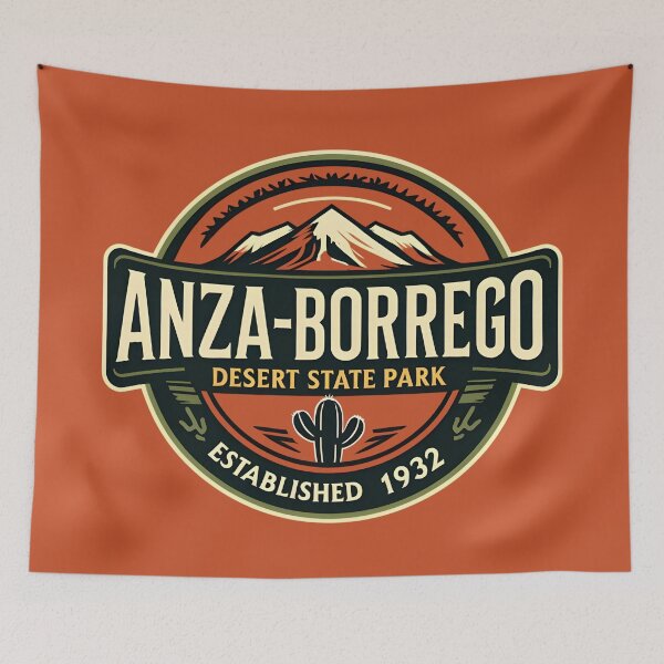 Item preview, Parque Estatal del Desierto de Anza-Borrego - California designed and sold by GoodOldVintage.