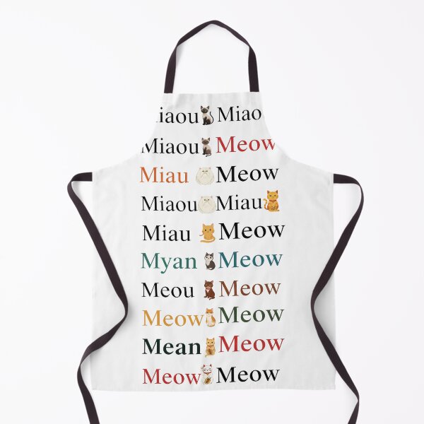 Item preview, Meow Different Languages Cat designed and sold by zoughlal.