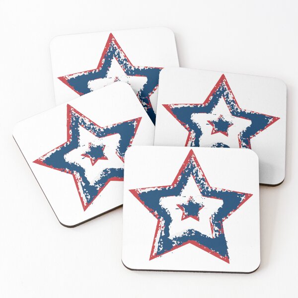 Item preview, Blue, White & Red Stars designed and sold by PSCSCo.