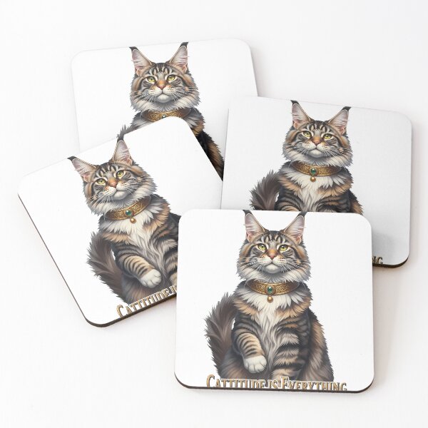 Item preview, Cattitude is Everything Regal Cat designed and sold by zoughlal.