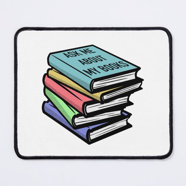 Item preview, Ask Me About My Books designed and sold by The Painted Topaz.