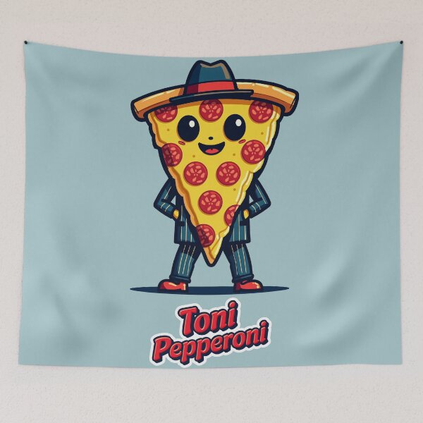 Item preview, Toni Pepperoni Pizza Shirt designed and sold by GRidiculousS.