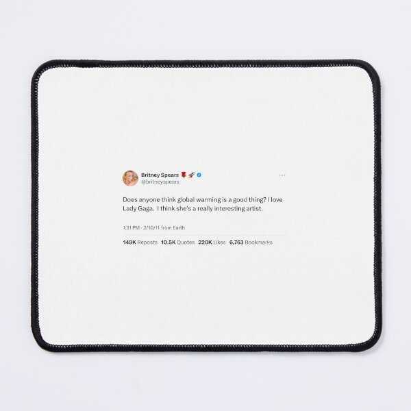 Item preview, Britney Spears Tweet designed and sold by isarlo.