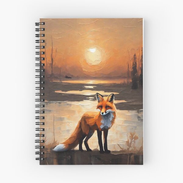 Aperçu de l'œuvre Renard du coucher du soleil créée et vendue par SilverMumm.