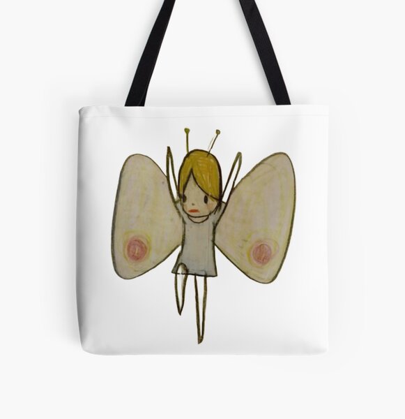 Vista previa del artículo con la obra «Arte de mariposa de Yoshitomo Nara: funda para teléfono, pegatina, póster y pin», diseñado y vendido por Marchelle C.