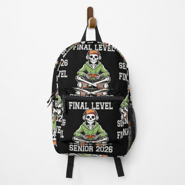 Item preview, Final Level Senior 2026 Funny Back To School Skeleton Video Gamer Halloween Gaming Humor designed and sold by Bad Kitty Designz.