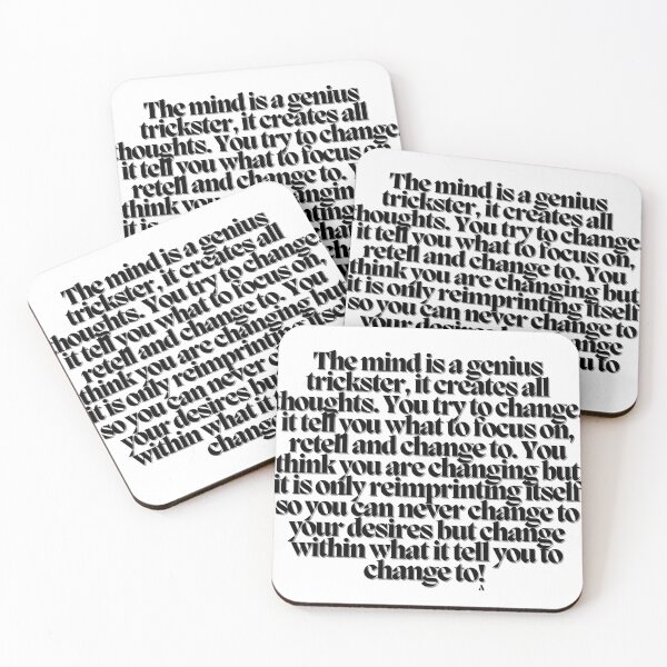 Item preview, The mind is a genius trickster, it creates all thoughts. You try to change, it tell you what to focus on, retell and change to. You think you are changing but it is only reimprinting itself so you designed and sold by Finds.